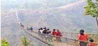 कुश्मामा संसारकै दोश्रो अग्लो बञ्जी सहतिको साहसिक पुल निर्माण शुरु